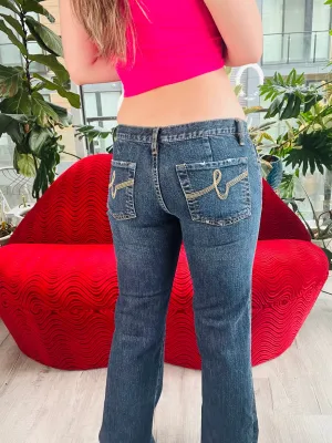 2000s Vintage Bebe Low Rise Denim Jeans