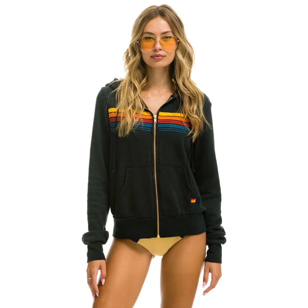 5 Stripe Zip Hoodie