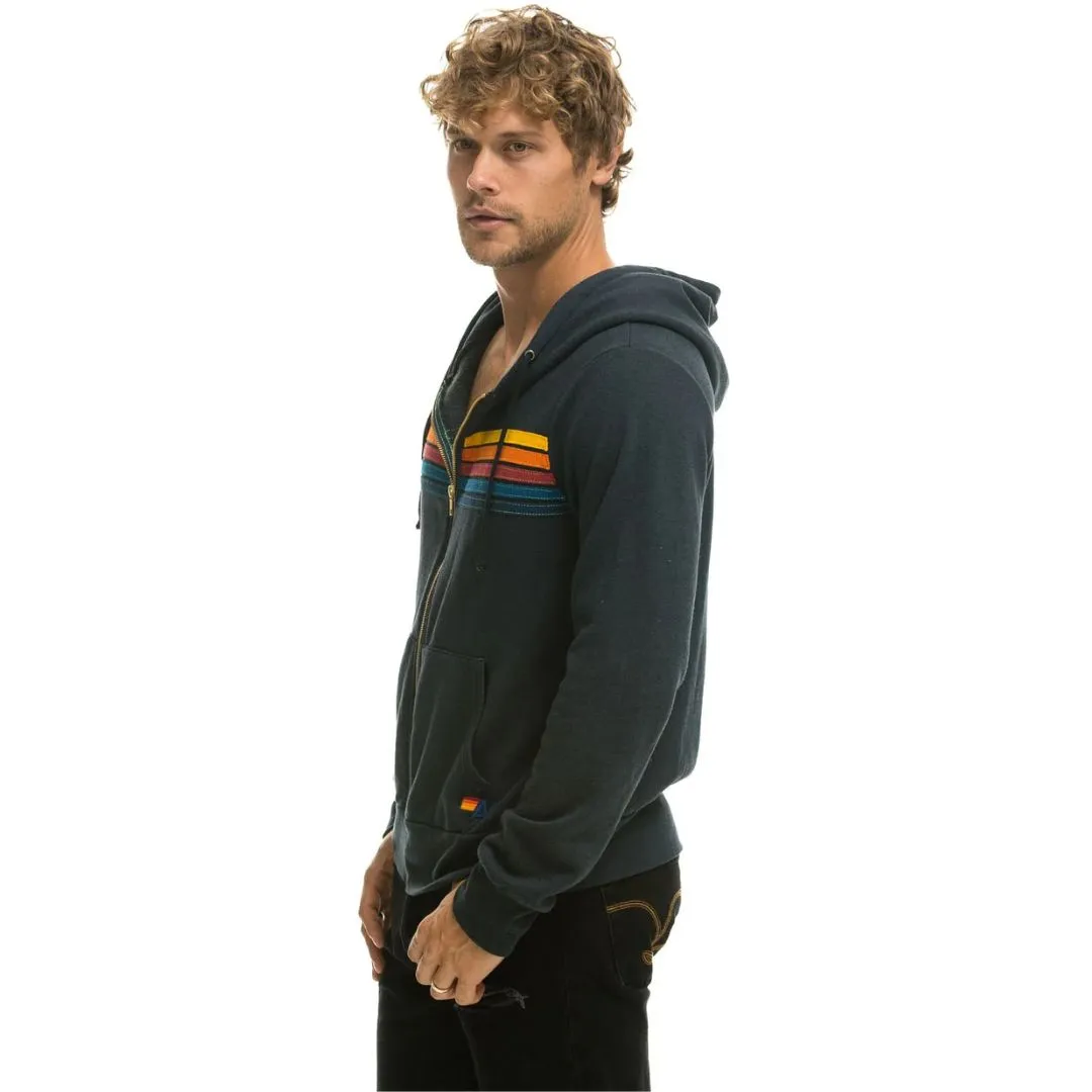 5 Stripe Zip Hoodie
