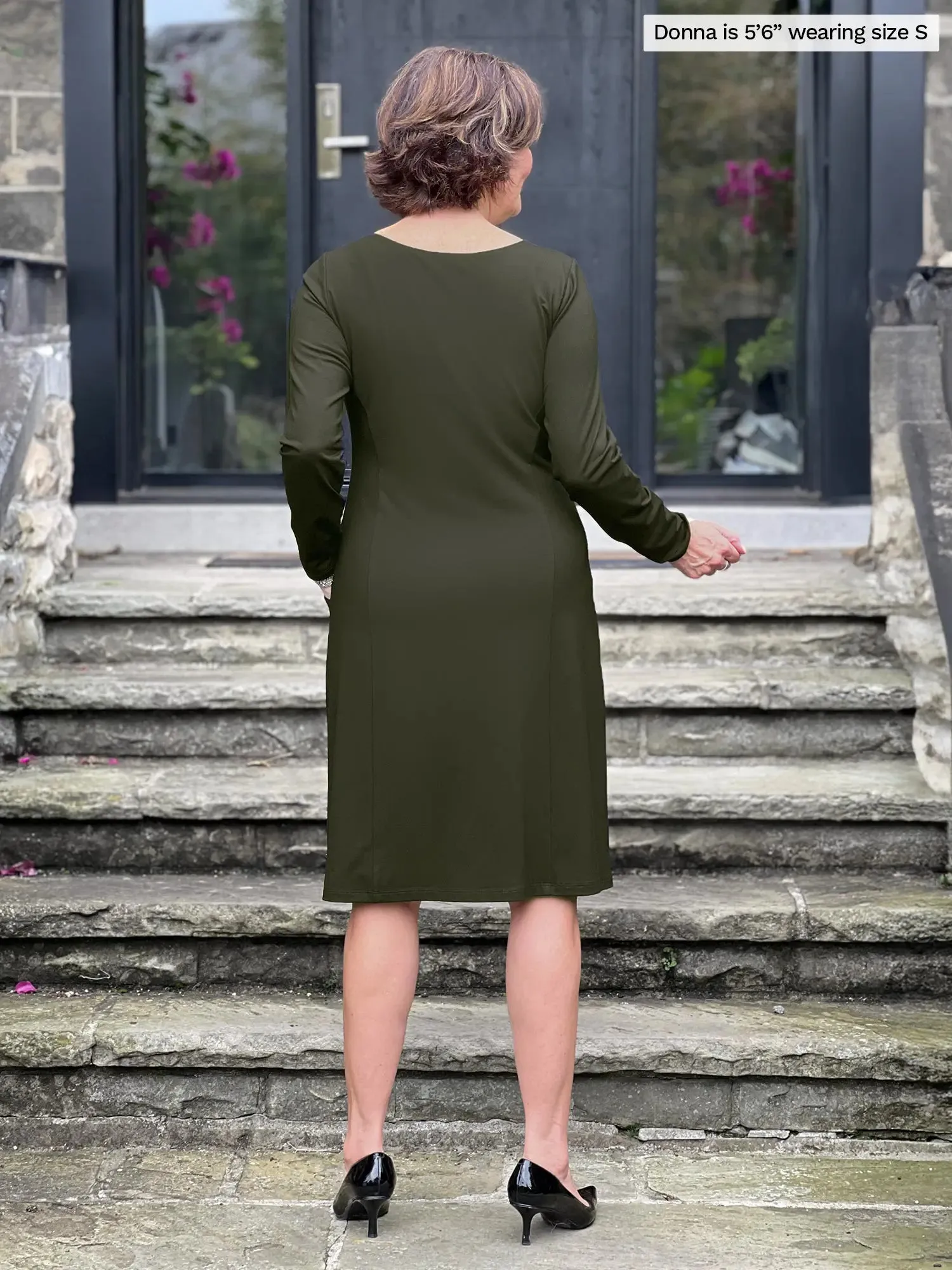 [50% OFF] Soraya long sleeve scoop neck dress [SLIGHTLY FLAWED] FINAL SALE