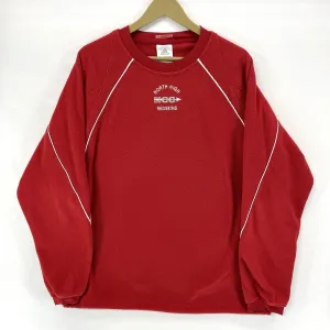 Adidas Men's Fleece Sweater North High Redskins Cross Country Sports Red Size M