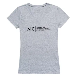 American International College Yellow Jackets Womens Seal T-Shirt Tee