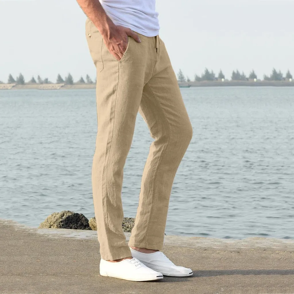 Angelo Ricci™ Cotton Blend Pure Elastic Waist Pants