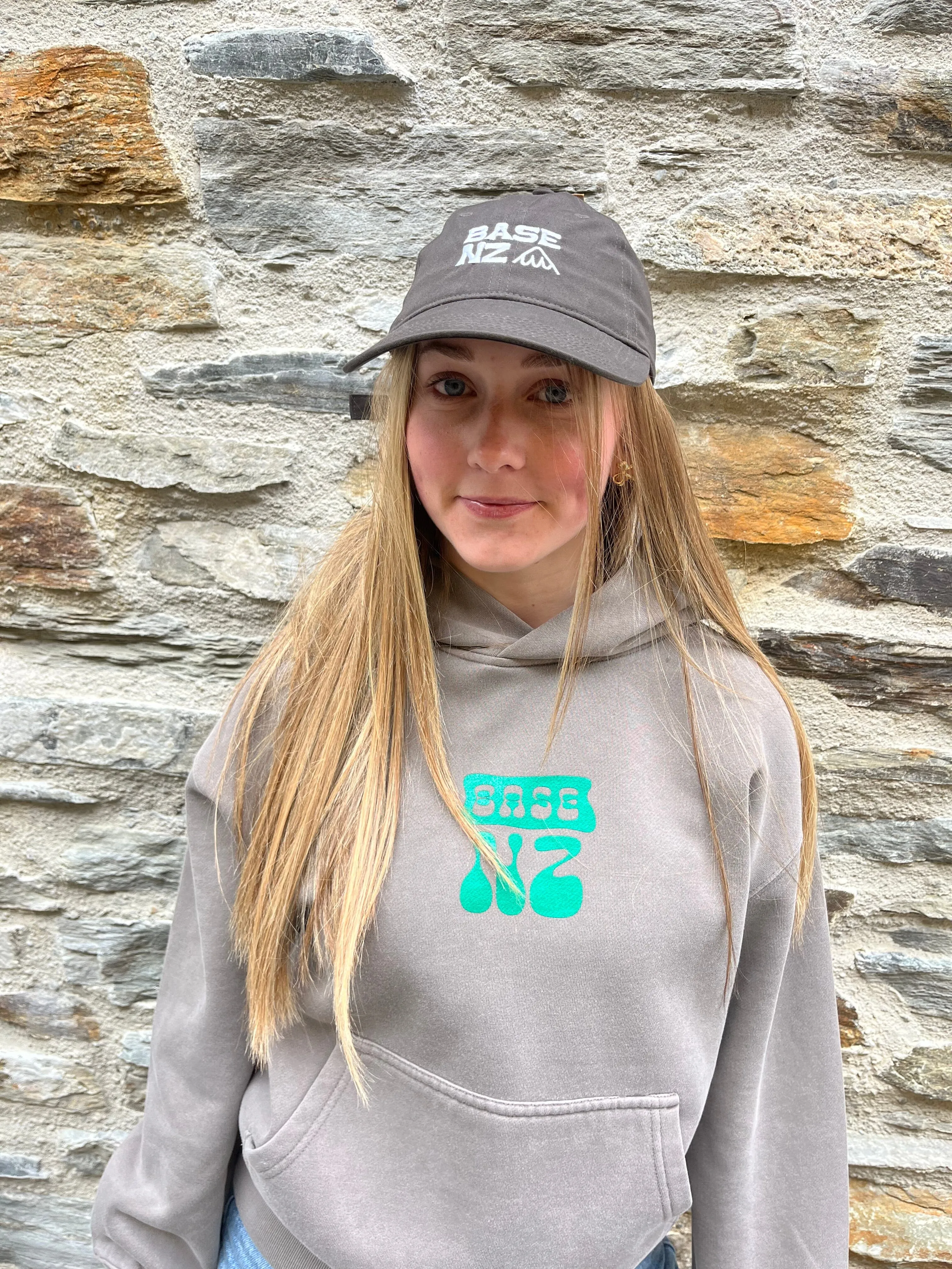 BaseNZ Womens Logo Relax Hoodie