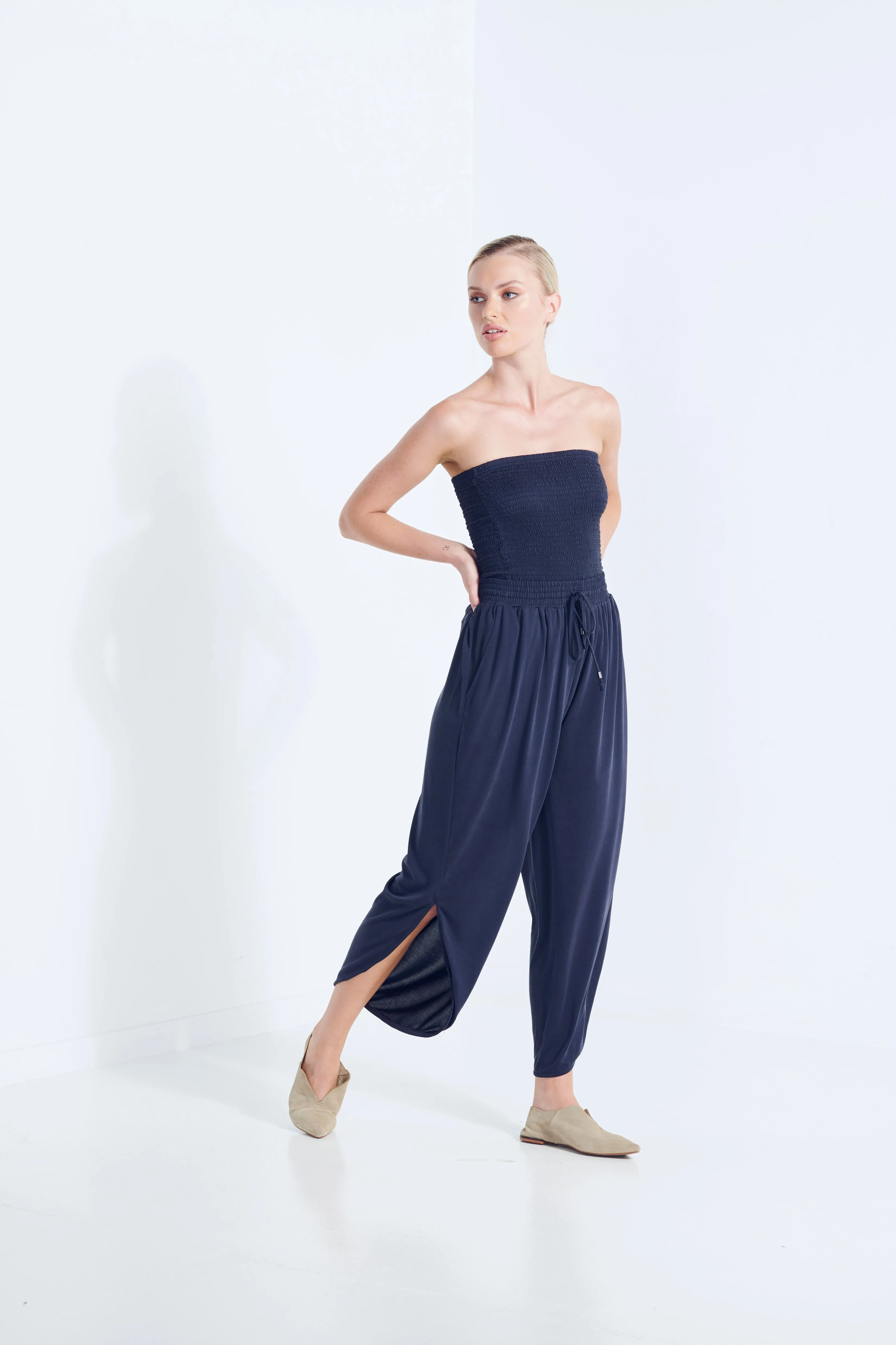 Belu Pants - Aegean Navy