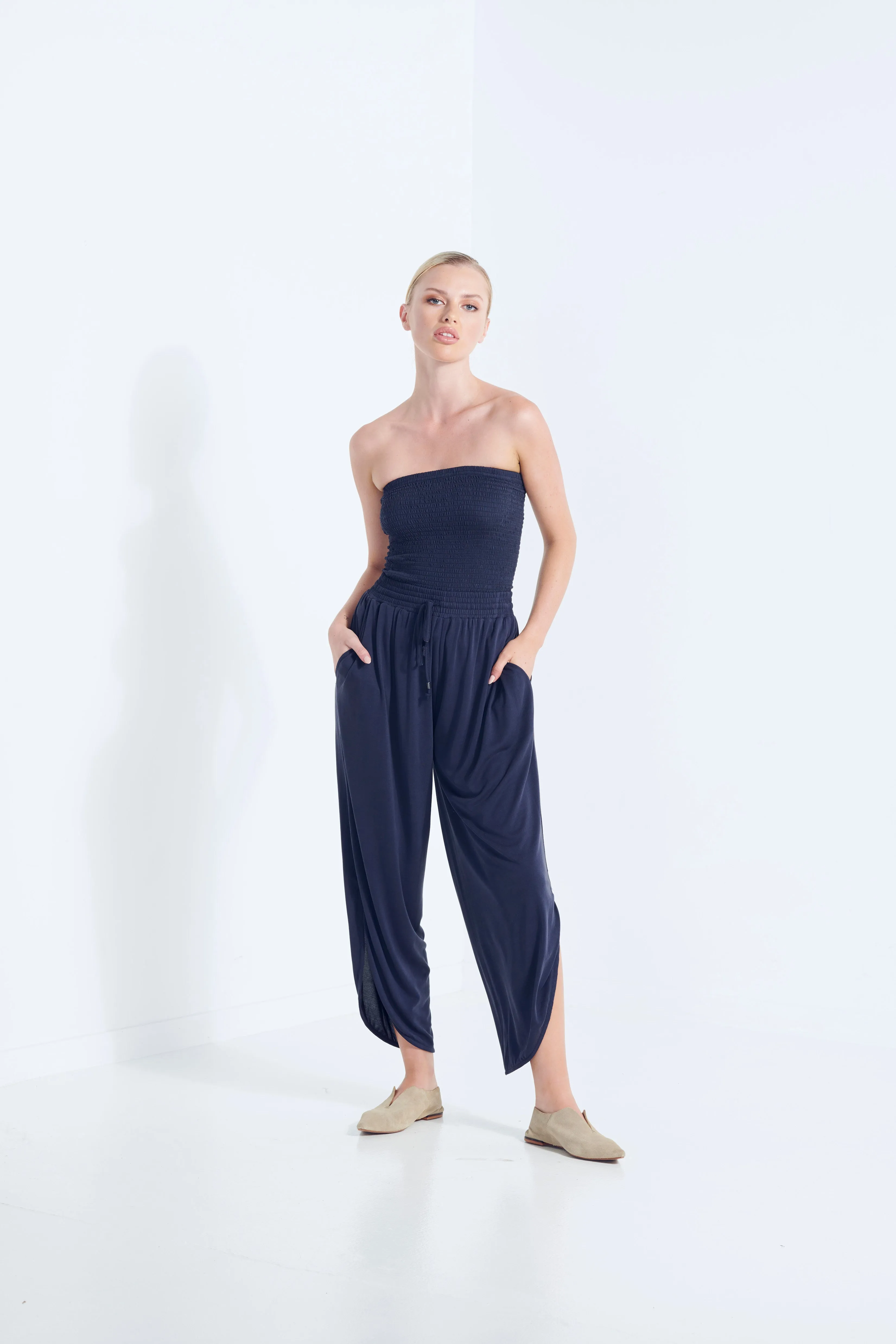 Belu Pants - Aegean Navy