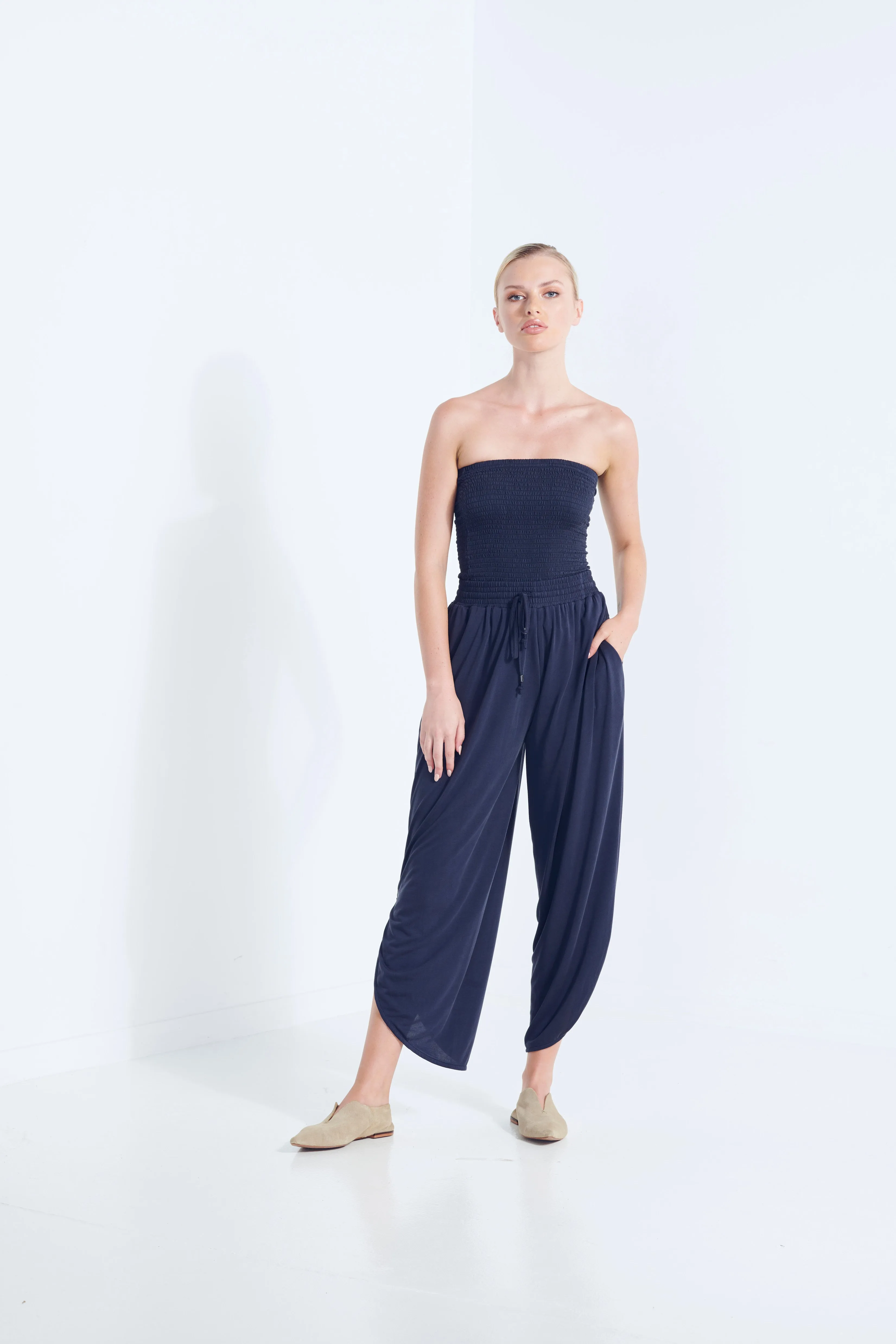 Belu Pants - Aegean Navy