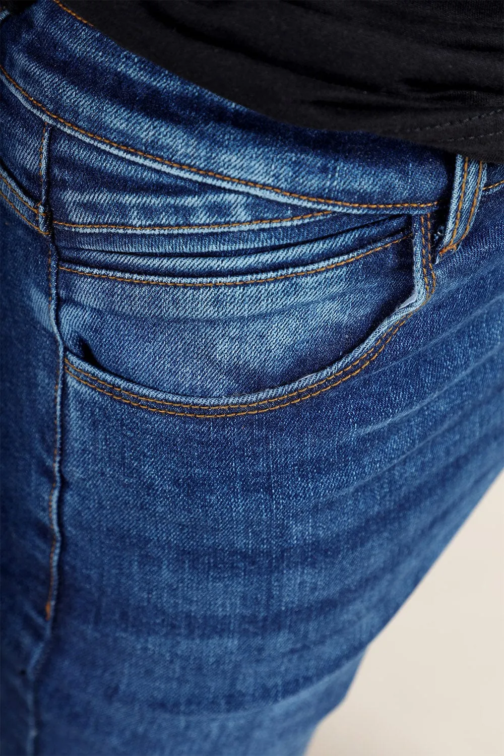 Blue Denim Jeans - Classic And Versatile