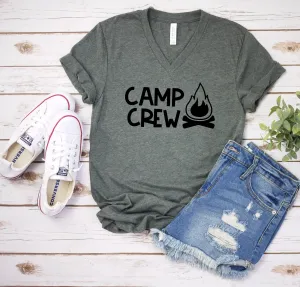 Camp Crew- Family Matching Vacation T Shirt - RV - Recreational - Adventure - Custom Unisex