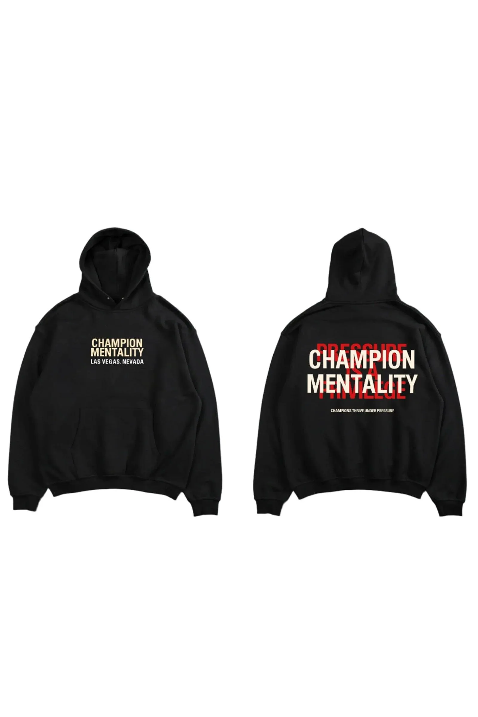 Champions Thrive Under Pressure Oversized Hoodie