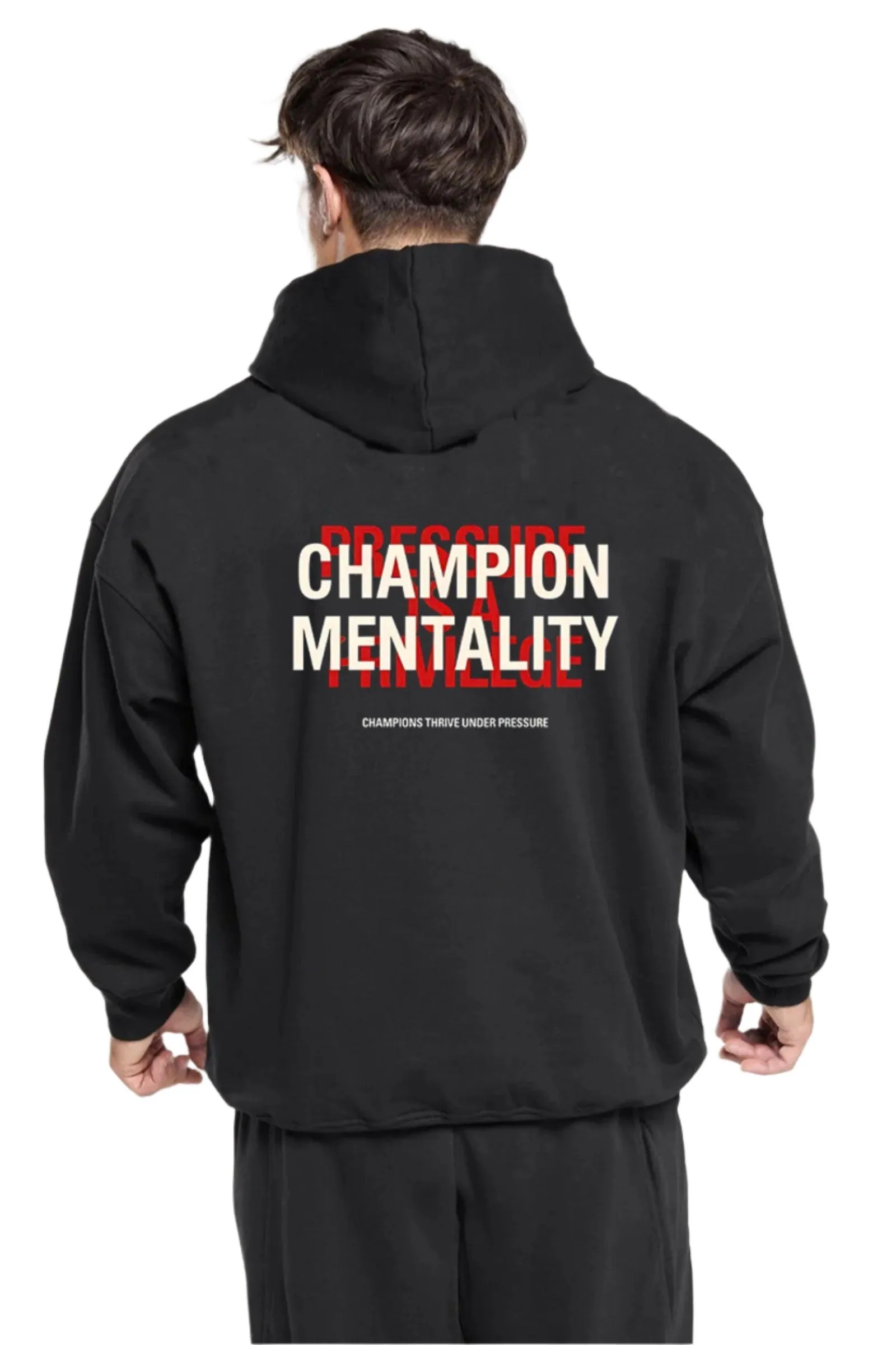Champions Thrive Under Pressure Oversized Hoodie