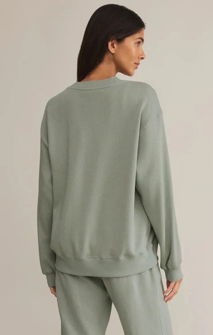 Classic Boyfriend Sweatshirt | Sage Green