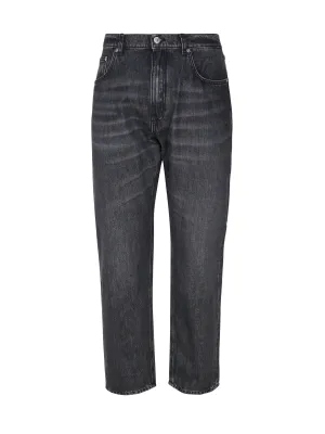 Classic Greish Blue Cotton Jeans