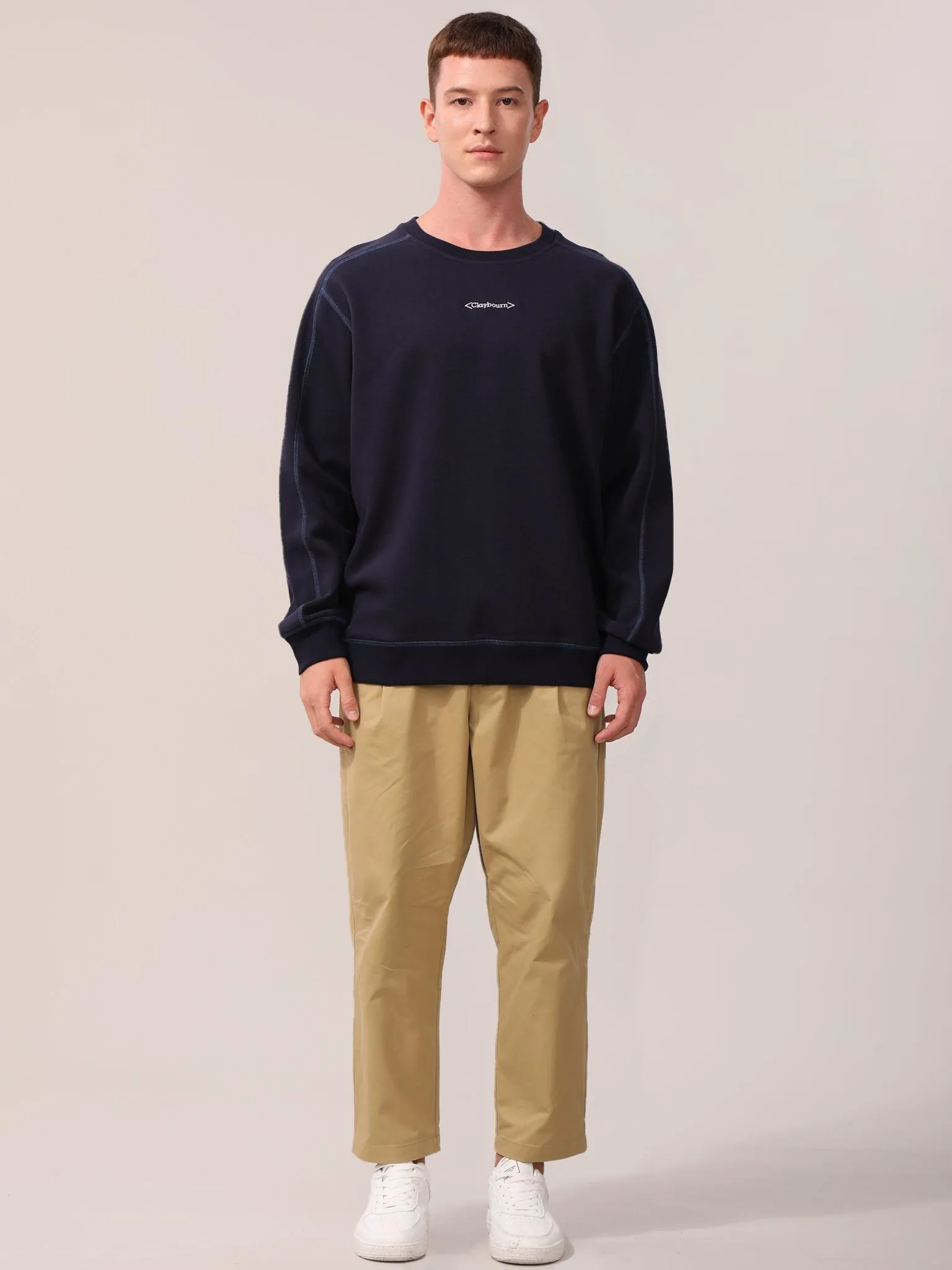 Claybourn Contrast Stitch Sweater