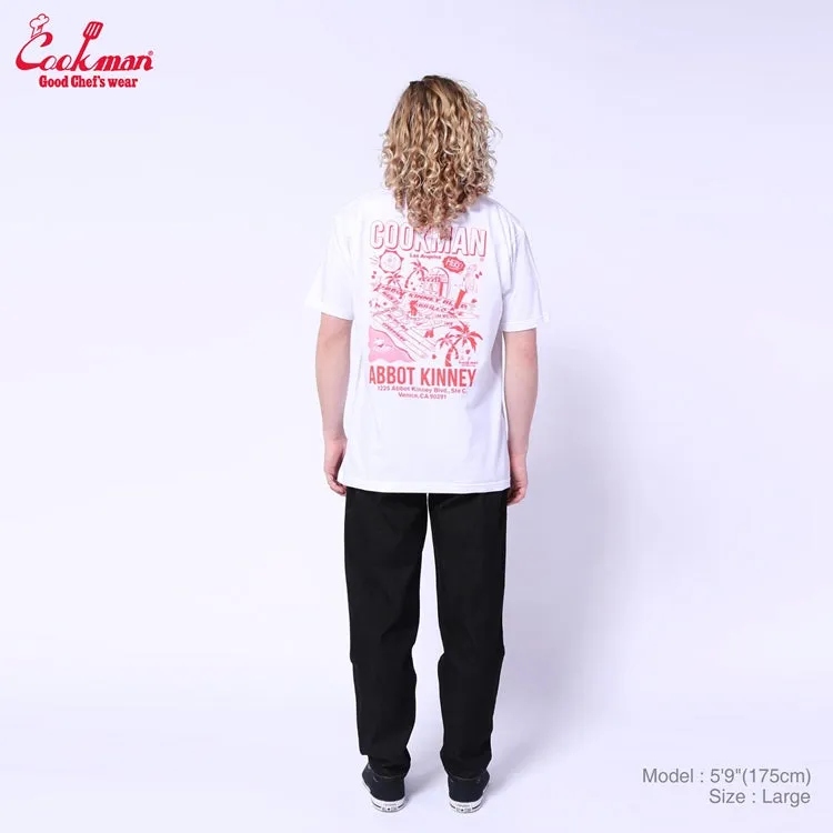 Cookman Tees - Abbot Kinney Street : White