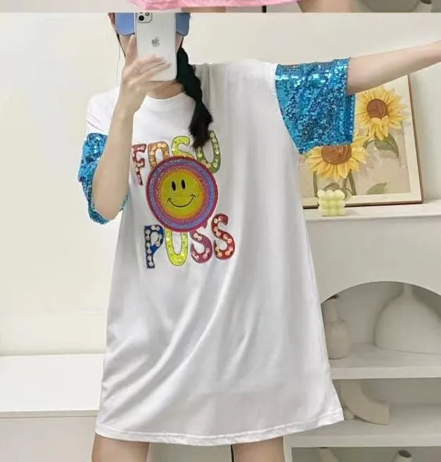 Cool drop shoulder long tees