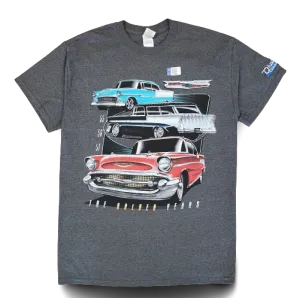 COTTON/POLYESTER CAR GRAPHIC T-SHIRT