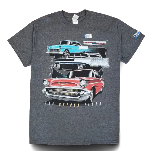 COTTON/POLYESTER CAR GRAPHIC T-SHIRT