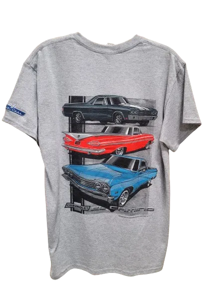 COTTON/POLYESTER CAR GRAPHIC T-SHIRT