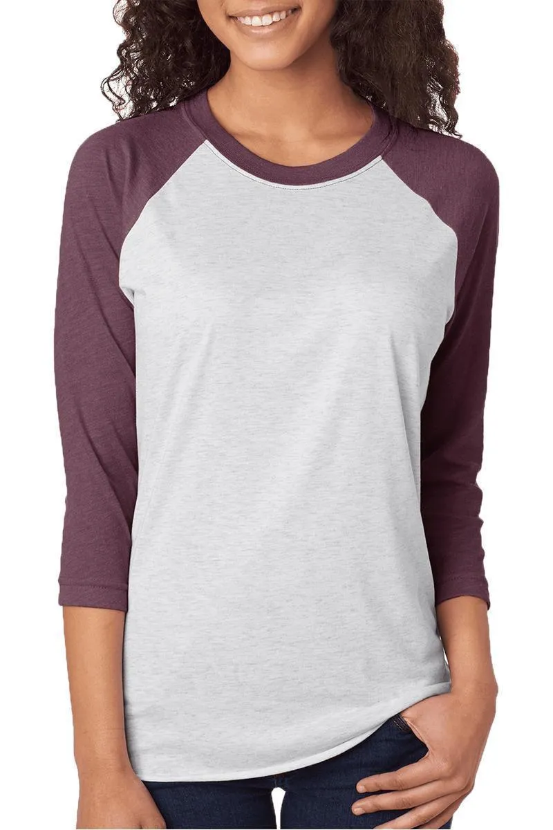 Cross Risen Indeed Tri-Blend Unisex 3/4 Raglan