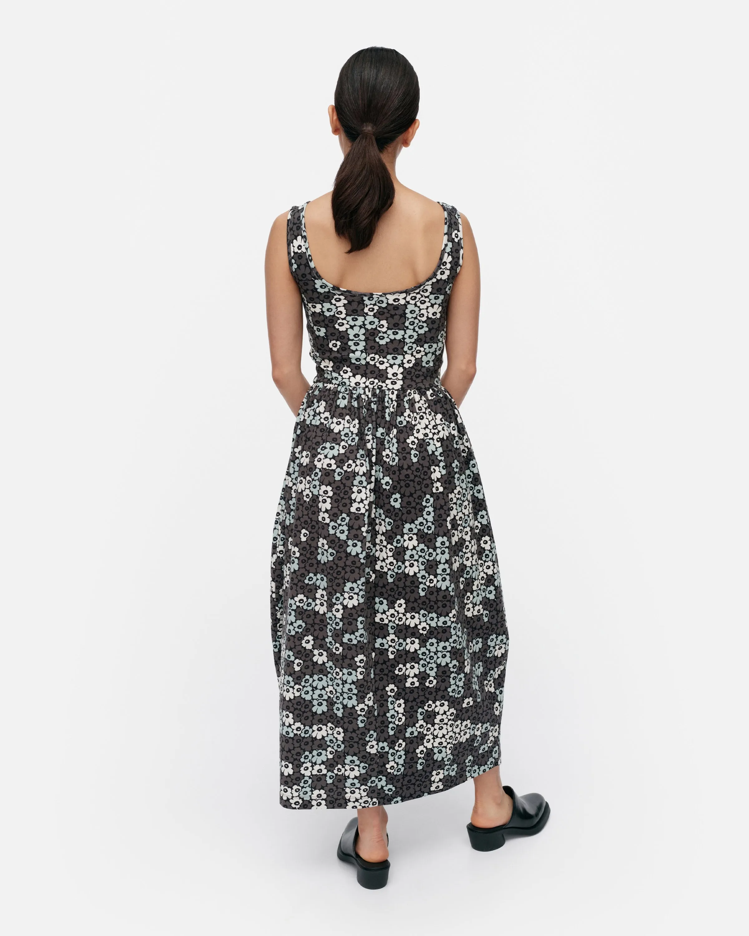 Dekadi Unikko Sleeveless Jersey Dress 124cm