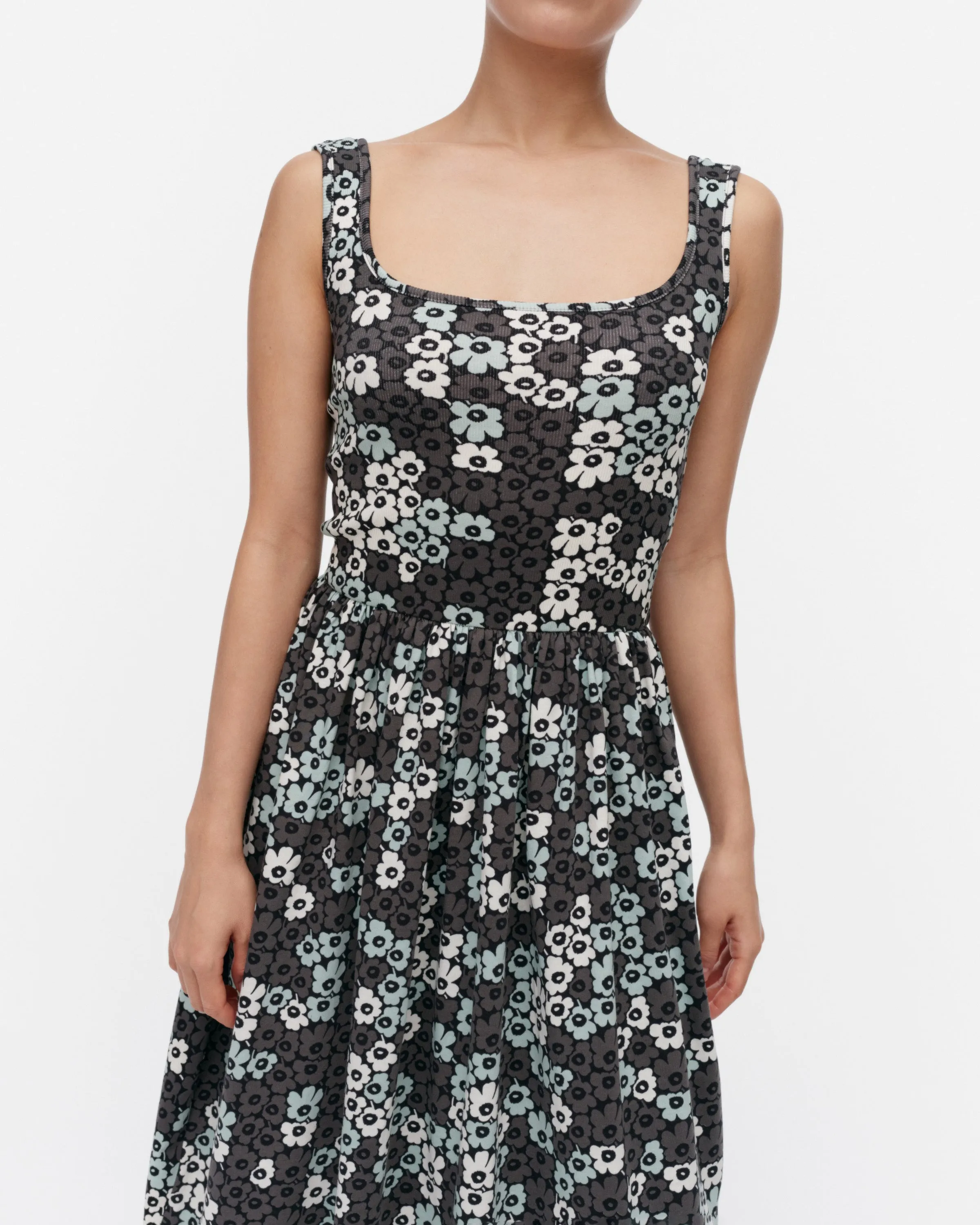 Dekadi Unikko Sleeveless Jersey Dress 124cm