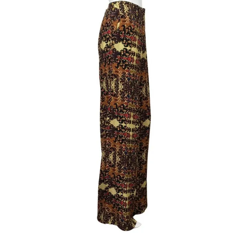 Desigual Woman Pants Flared Style Multicolor Size 40 Casual Elegant