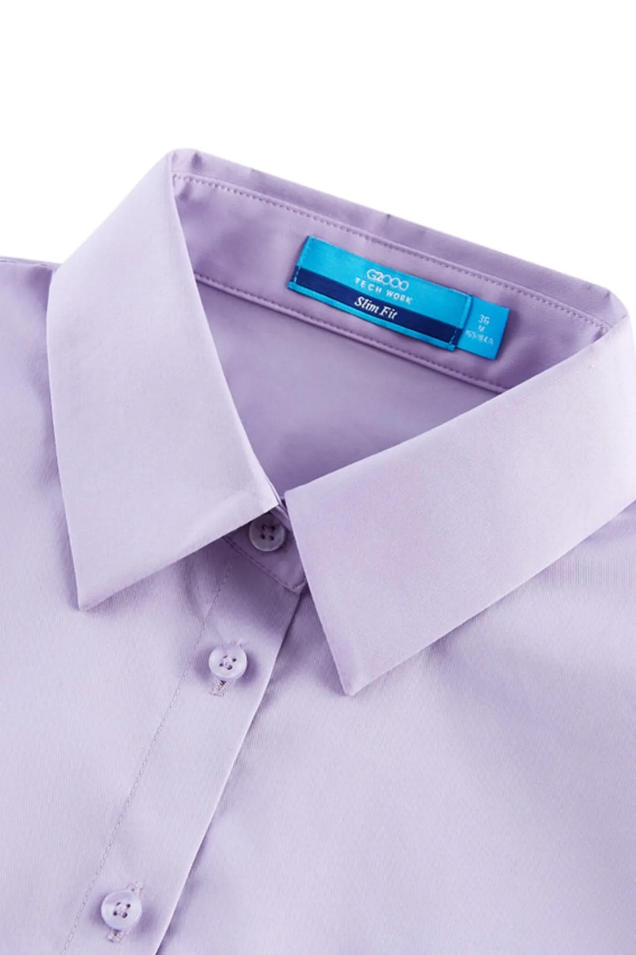 Easy Care Cotton Nylon Spandex Fine Twill Shirt