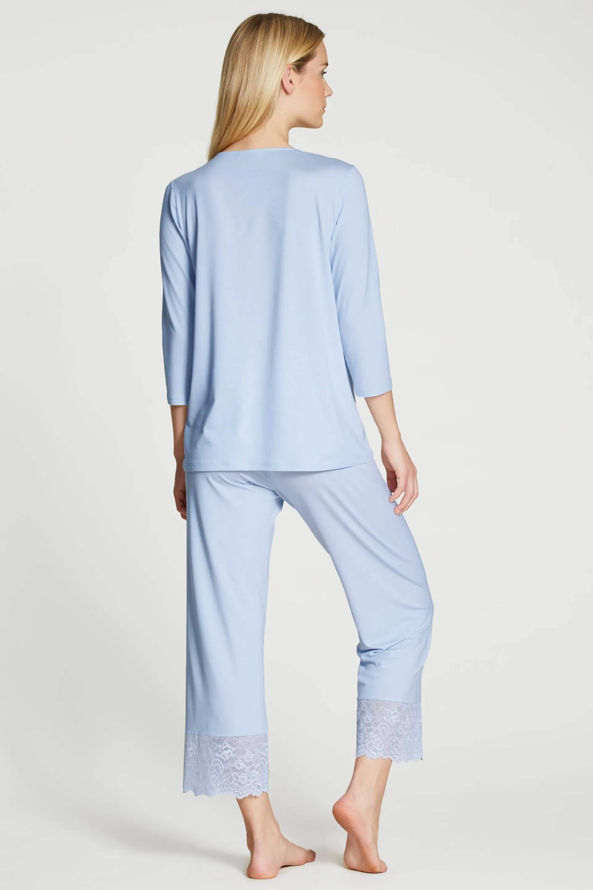 Elegant Dreams 7/8 Pyjamas Harmony Blue