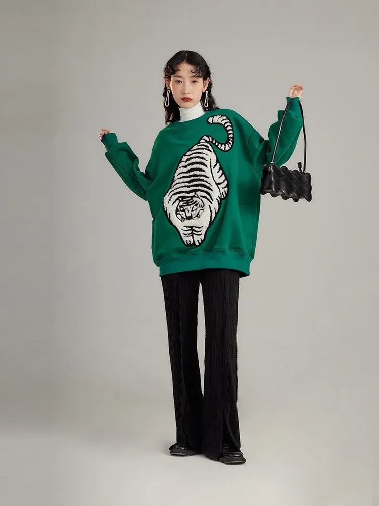Elegant High-waisted Straight-leg Pants
