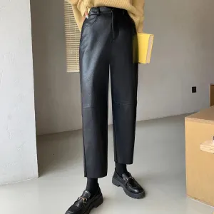 Elegant Leather Pants