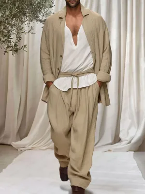 Elegant Utility Cotton 3-Piece Outfits