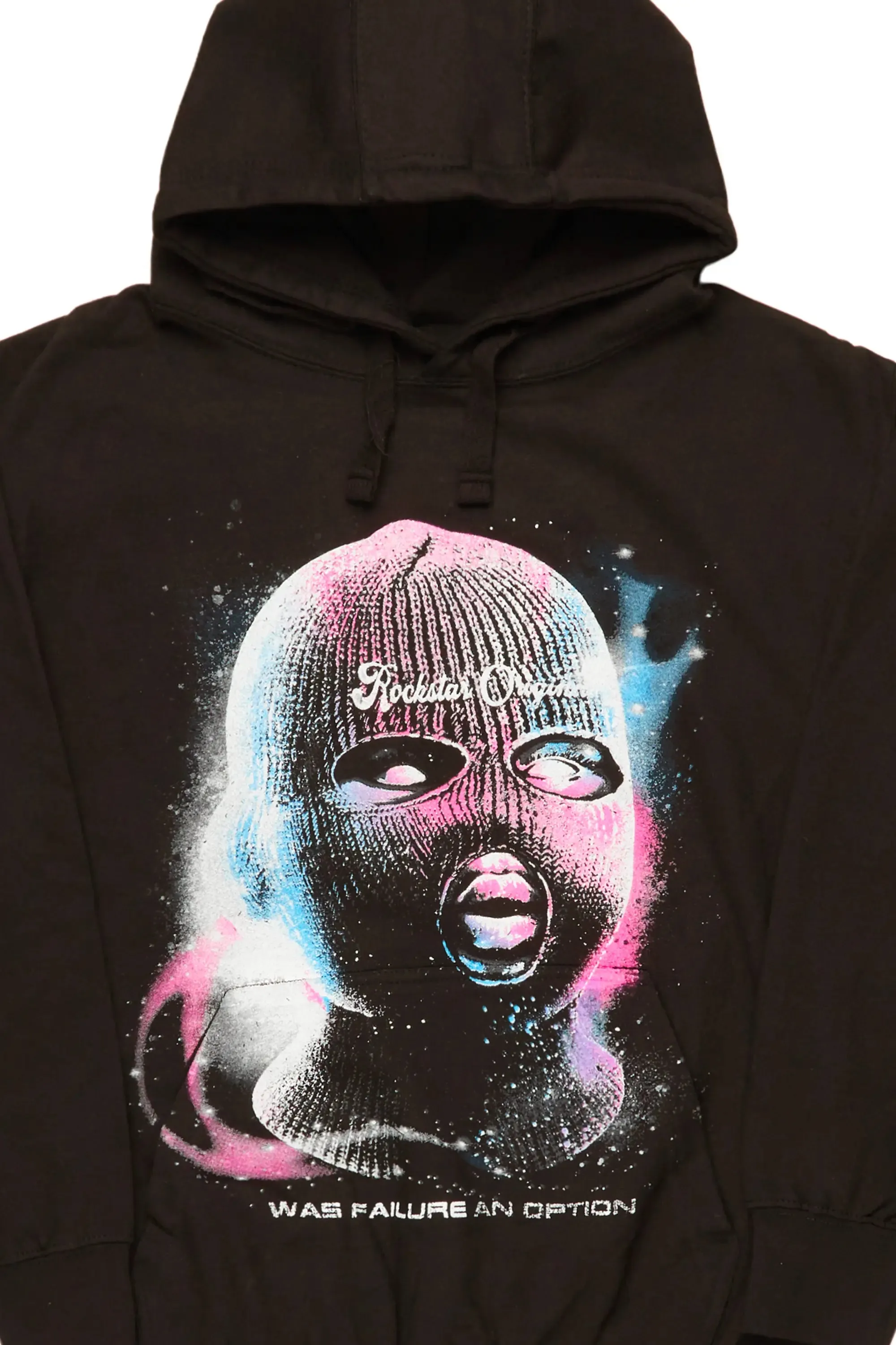 Fionn Black Graphic Hoodie
