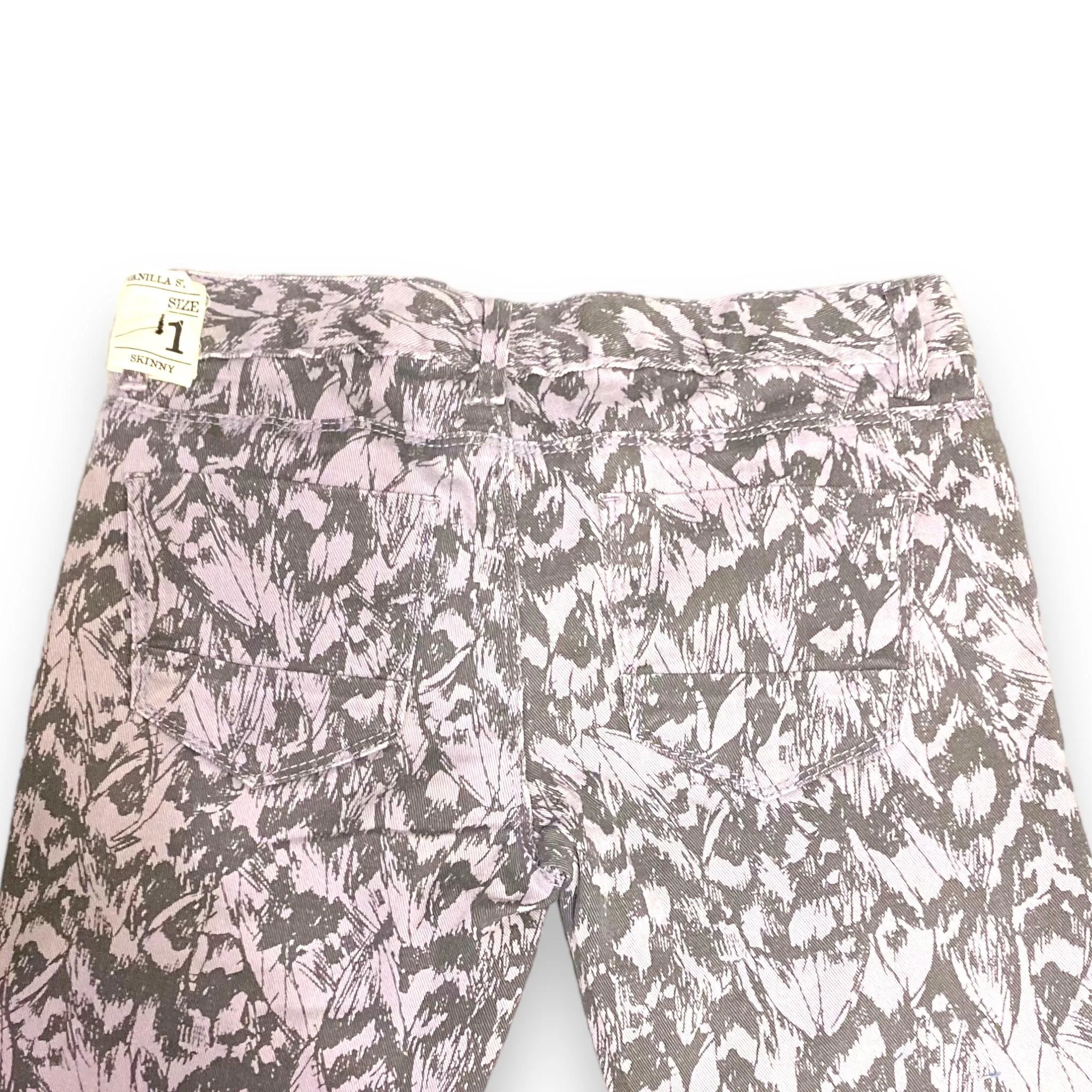 Floral Print Allover Skinny Jeans