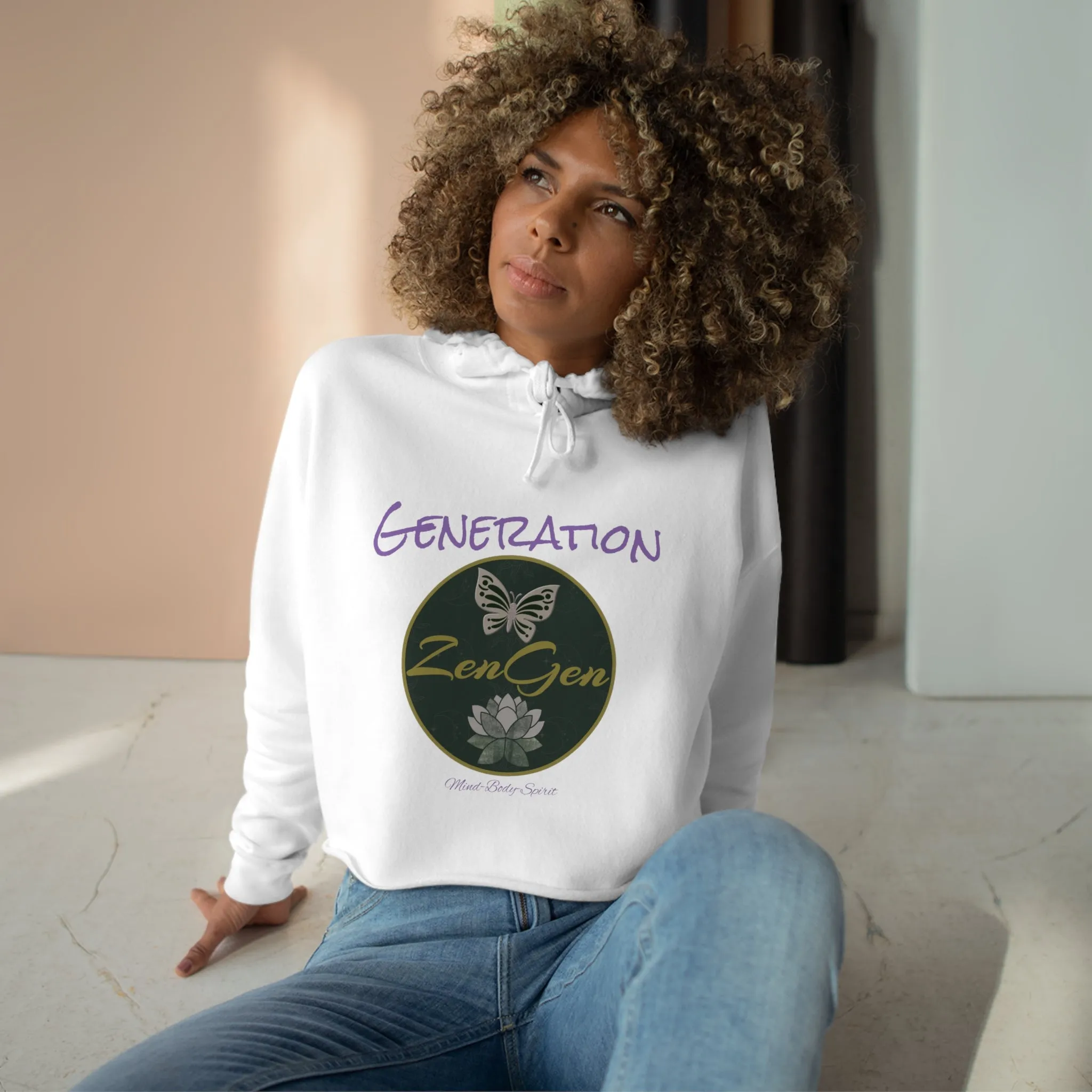 Generation ZenGen - Crop Hoodie