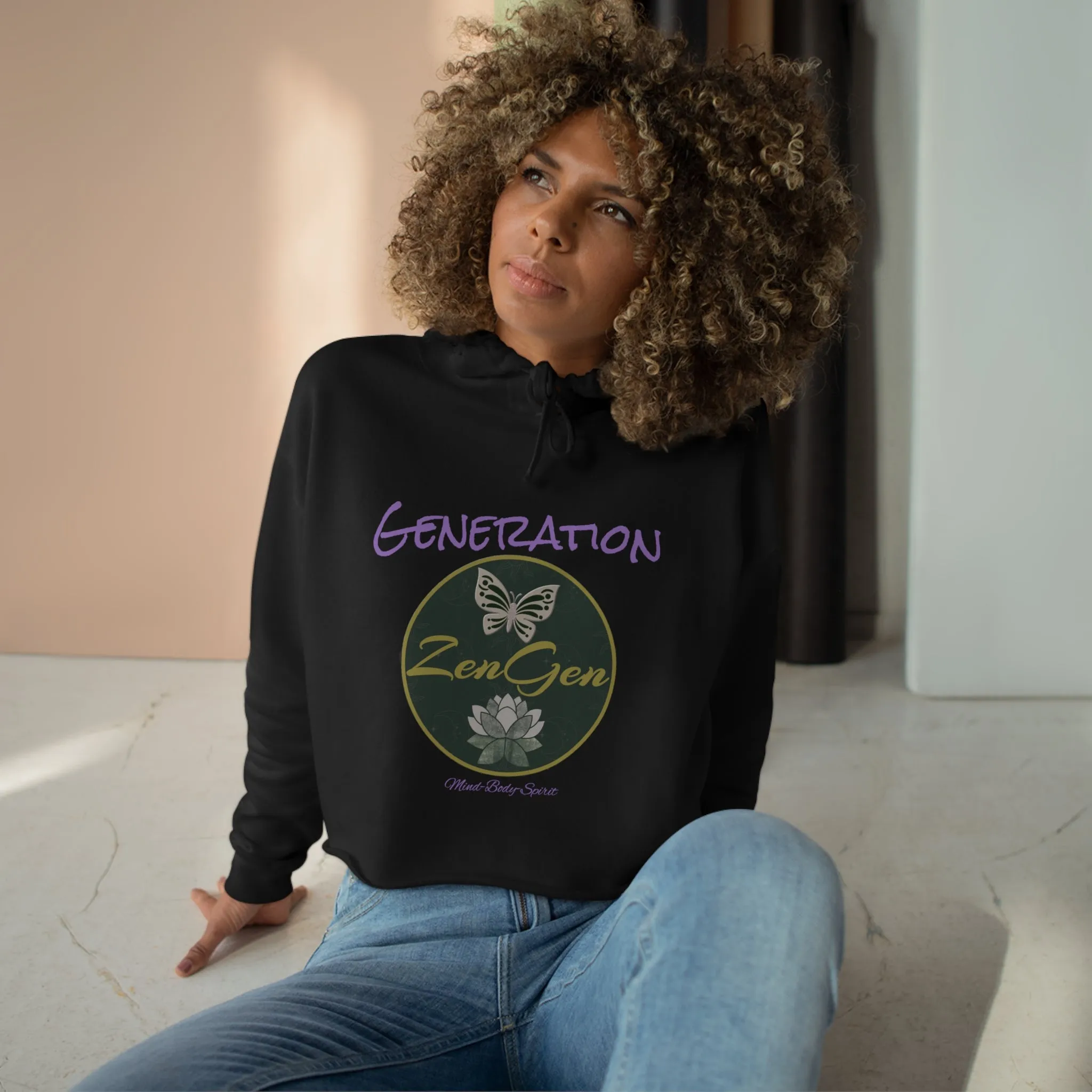 Generation ZenGen - Crop Hoodie
