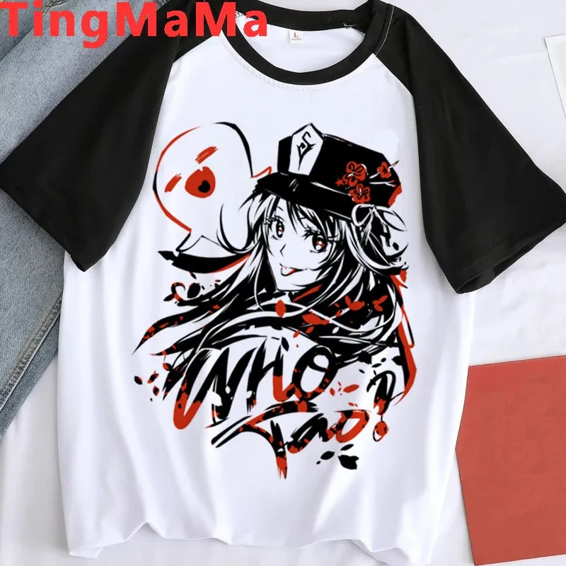 Graphic Bi-color Tees Set-1 Genshin Impact (Variants Available)