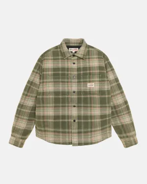 HEAVY WASHED PLAID SHIRT