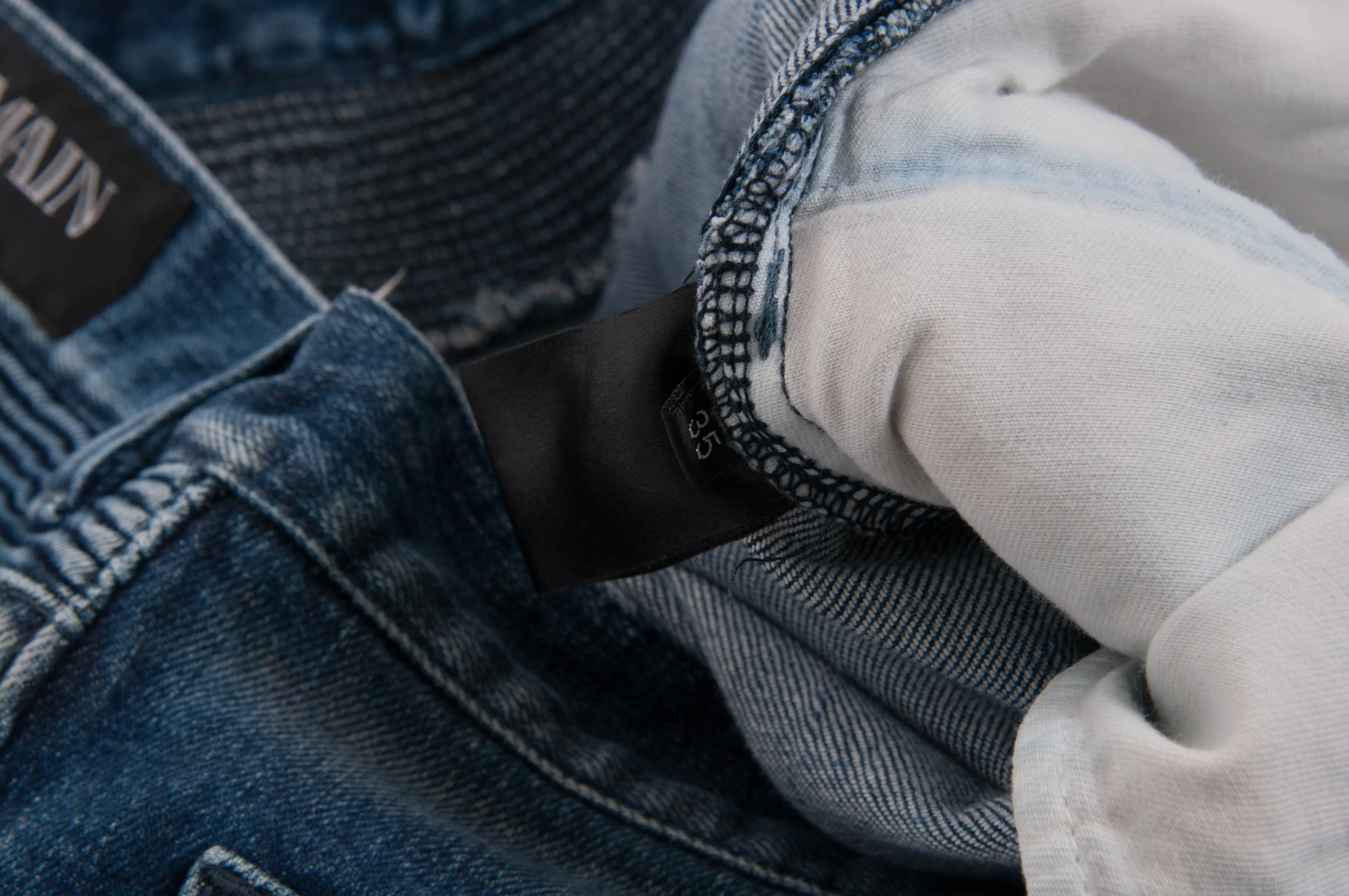 Indigo Biker Jeans