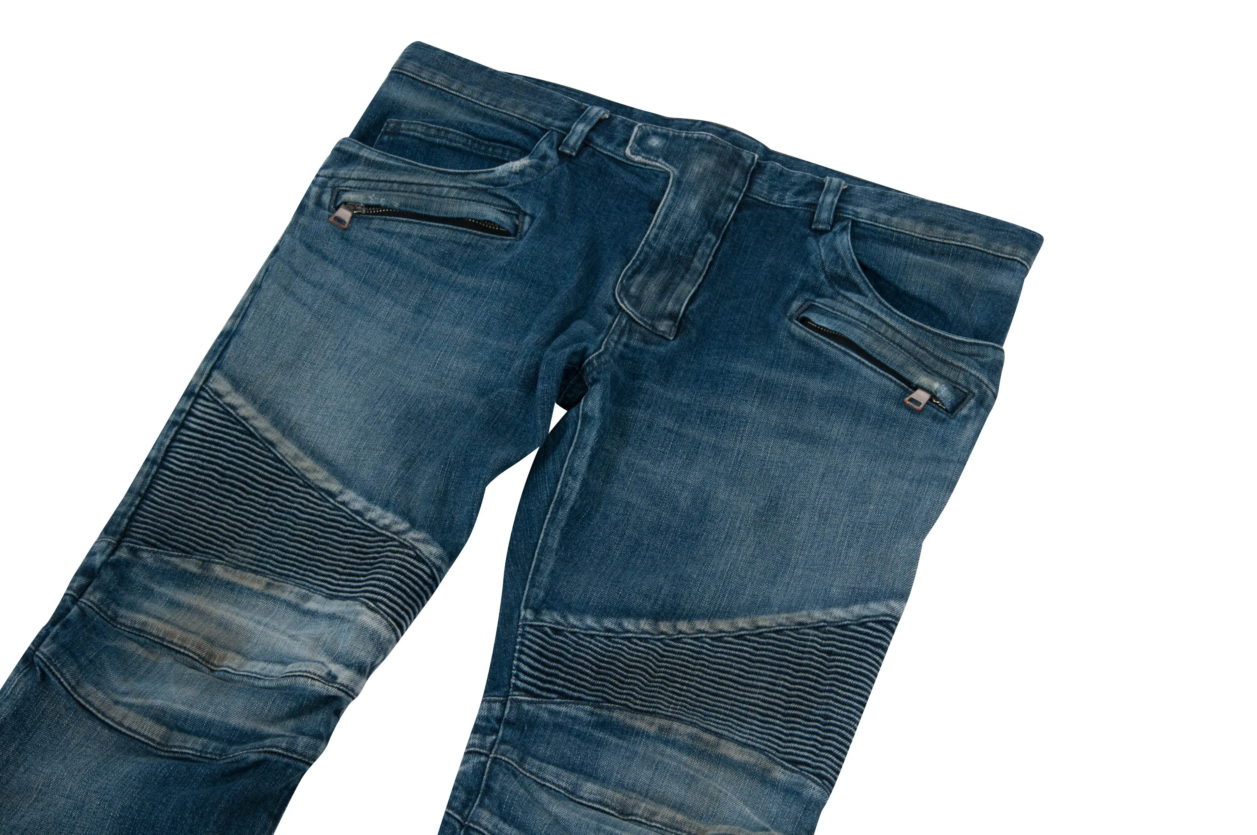 Indigo Biker Jeans