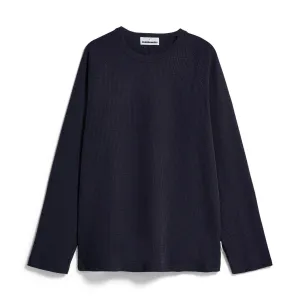 Josuaa Waffle Longsleeve - Night Sky