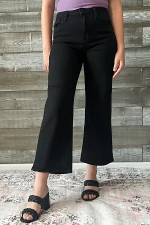 Just Black Classic Wide Leg Black Jeans