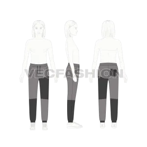 Kids Girls Streetwear Joggers