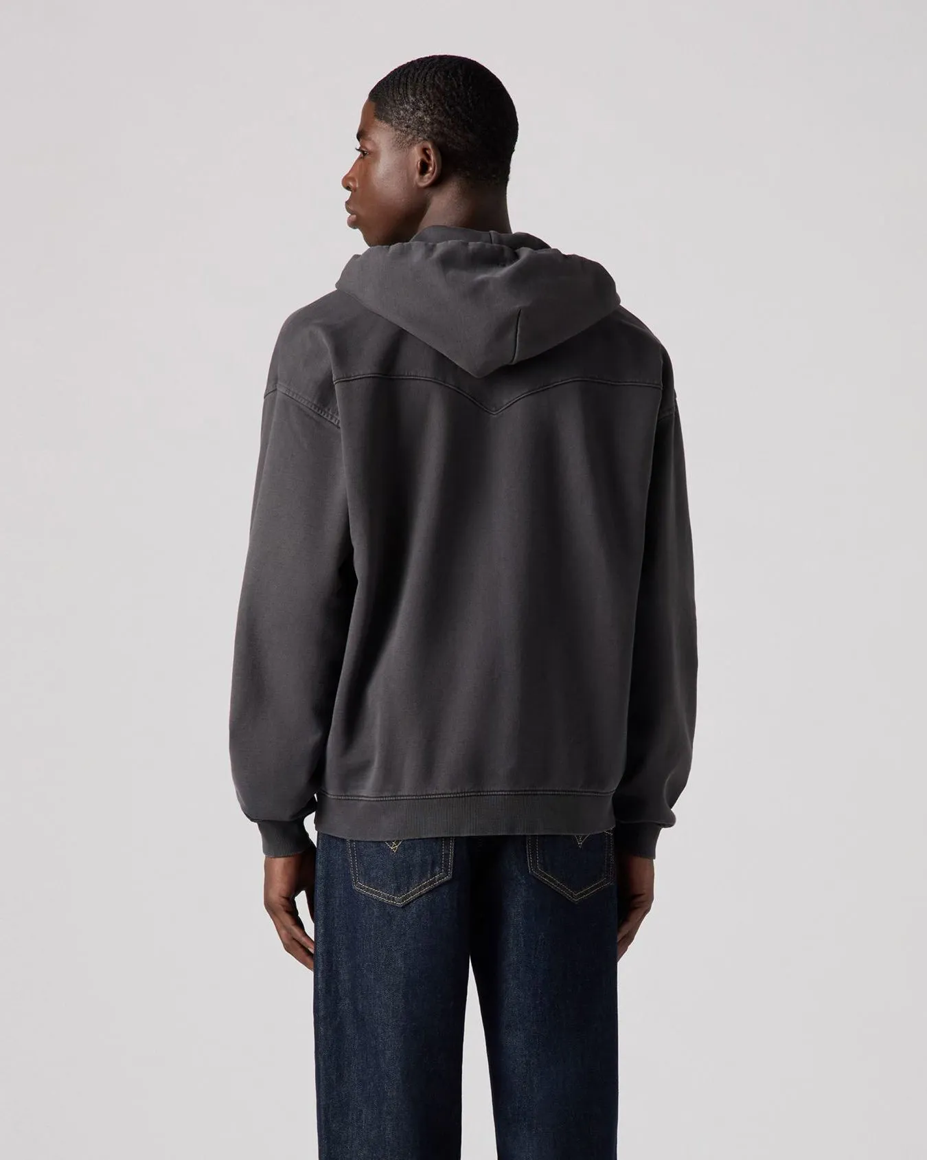 Levi's® Lowell Western Full Zip Sweat - Dark Phantom GD