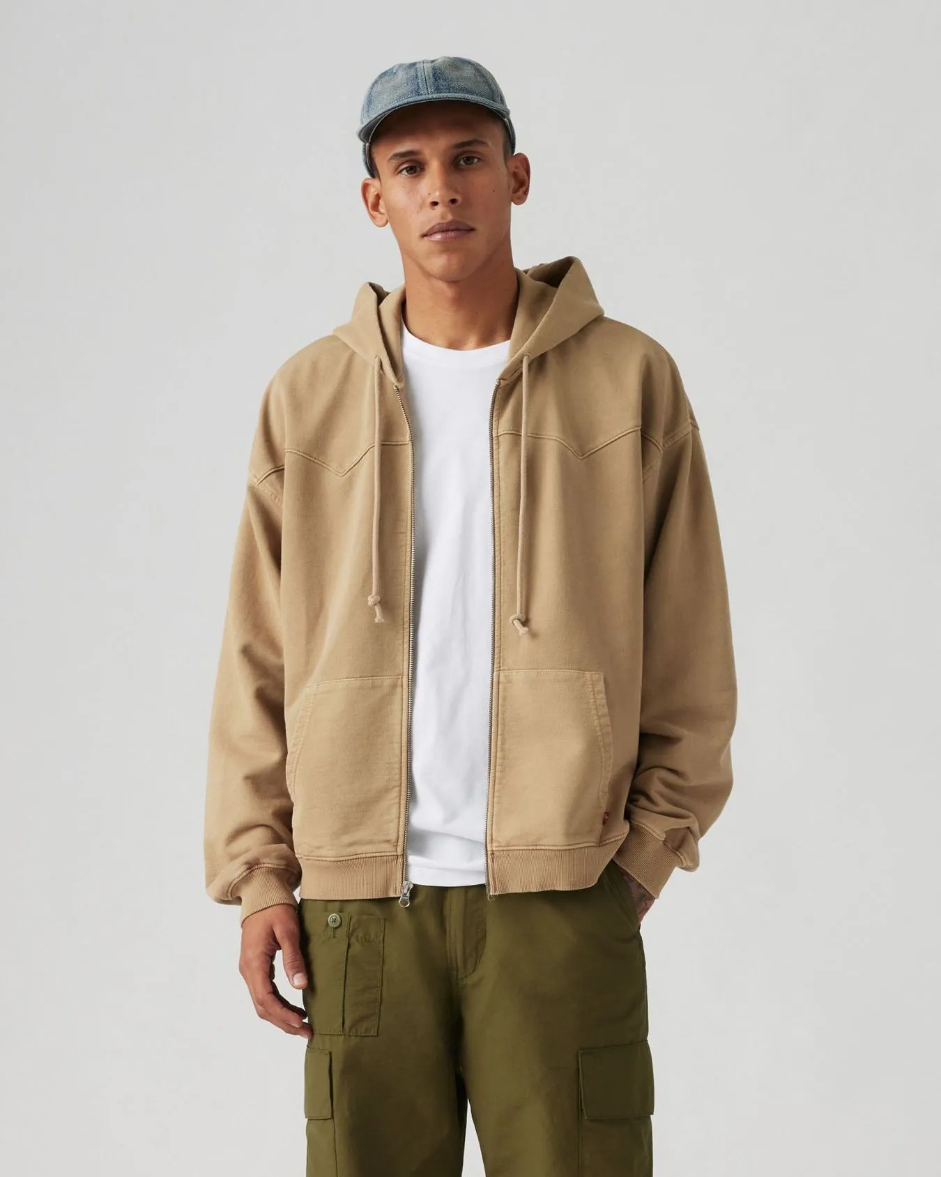 Levi's® Lowell Western Full Zip Sweat - Harvest Gold GD