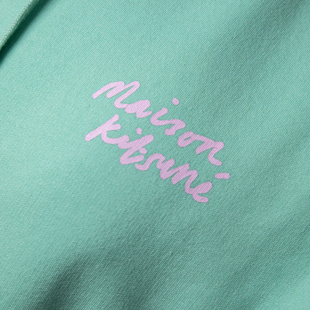 Maison Kitsuné Mini Handwriting Relaxed Hoodie