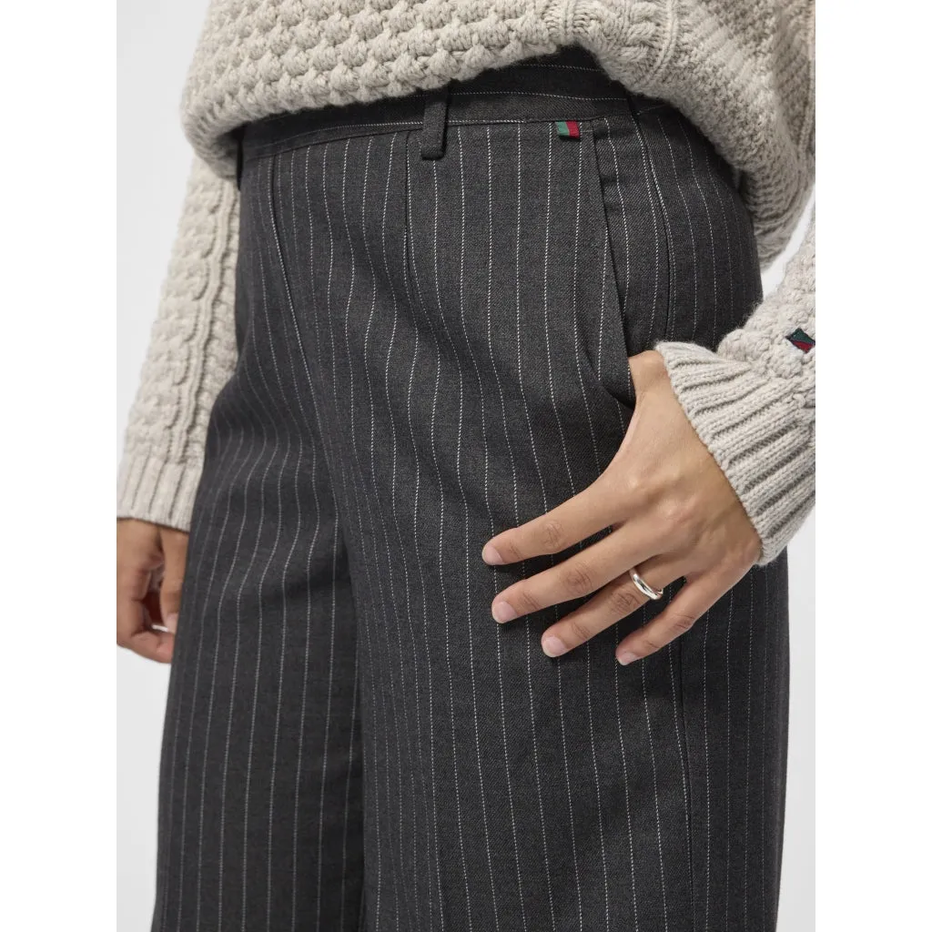Marina Pants - Grey Stripe