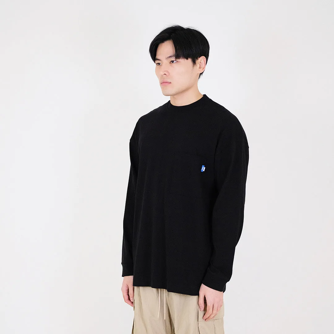 Men Oversized Sweatshirt - Black - SM2311165D