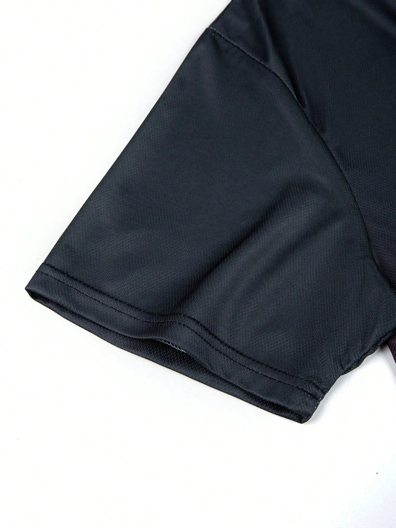 Men's Casual Ombre Round Neck Tee - Short Sleeve, Regular Fit