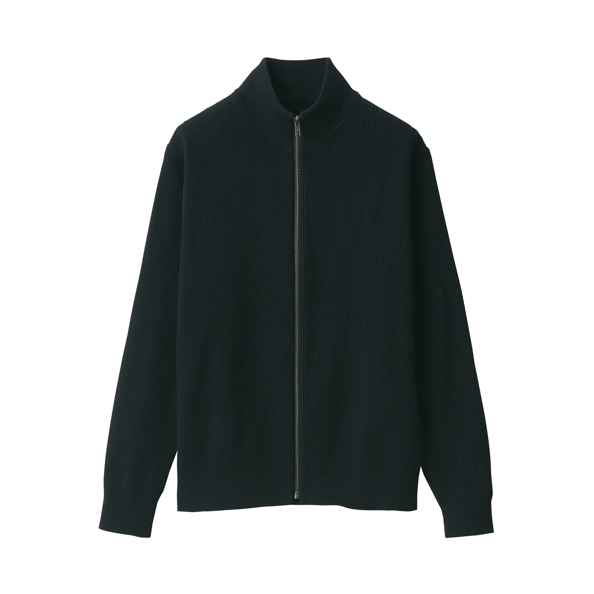 Men's Ribbed Full Zip Cardigan